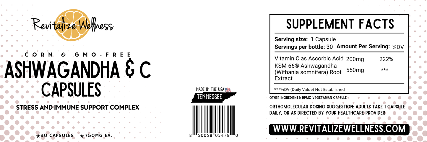 Ashwagandha + C Capsules