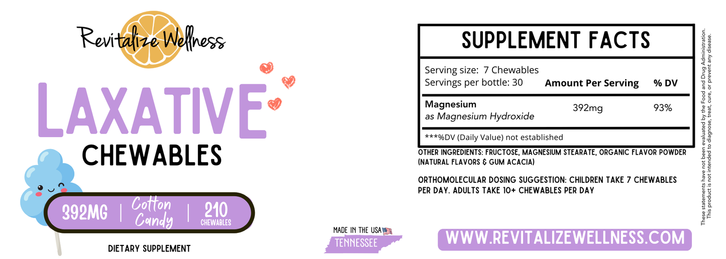 Orthomolecular Laxative Chewables