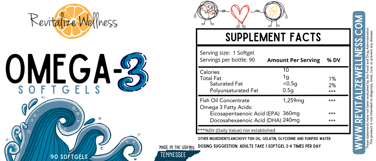 Omega-3 Fish Oil Softgels