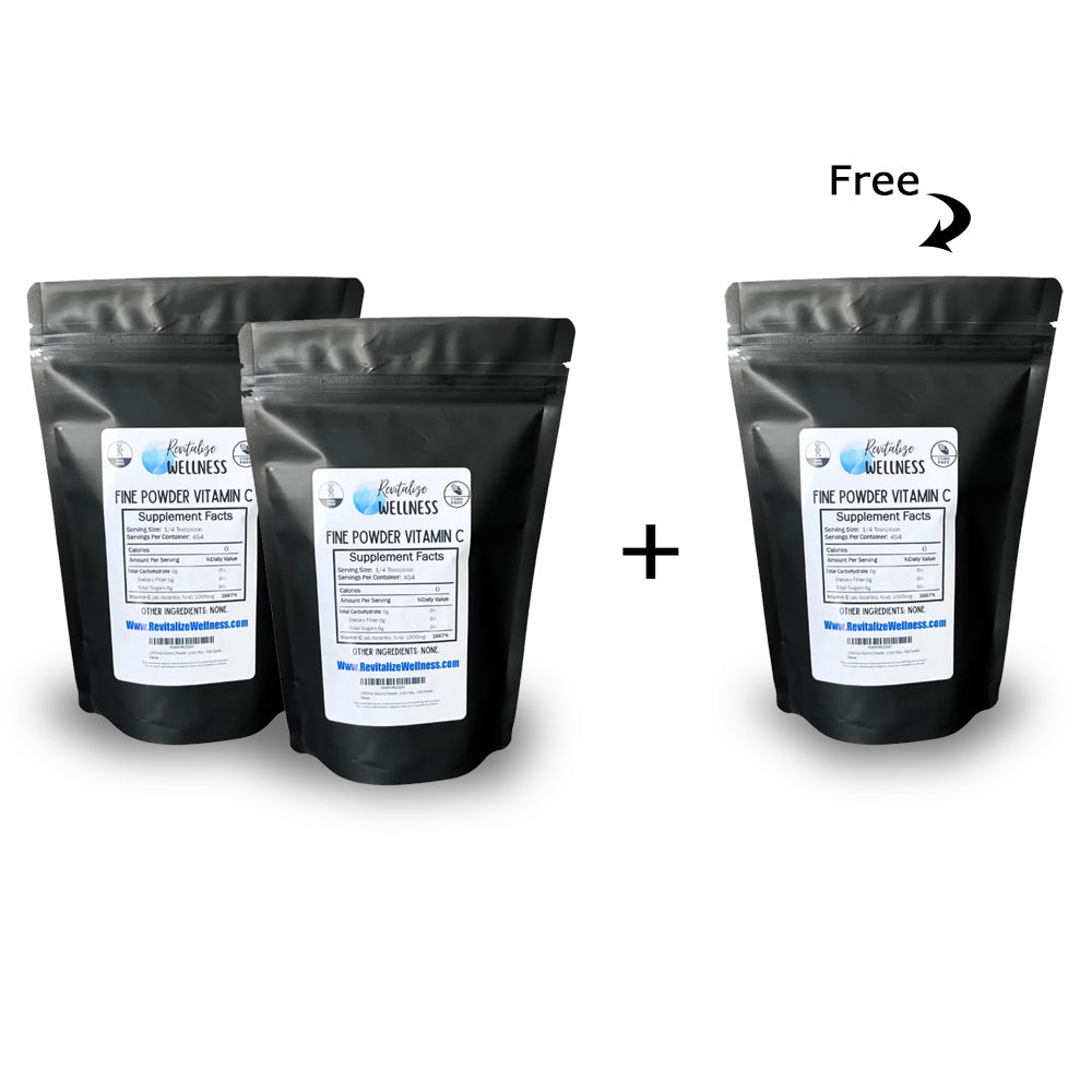 Fine Powder Vitamin C — Buy 2 Additional Bags and Get 1 Free!