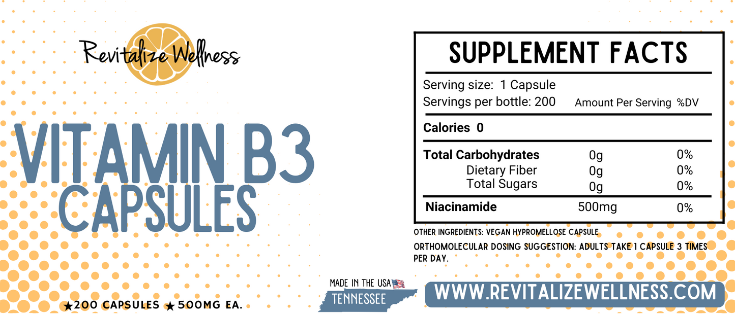 Niacinamide B3 Capsules