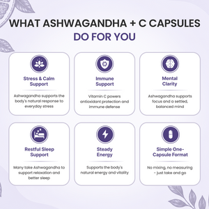 Ashwagandha + C Capsules