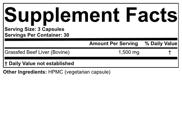 Beef Liver Capsules