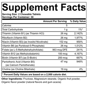 Methylated B-Complex Chewables