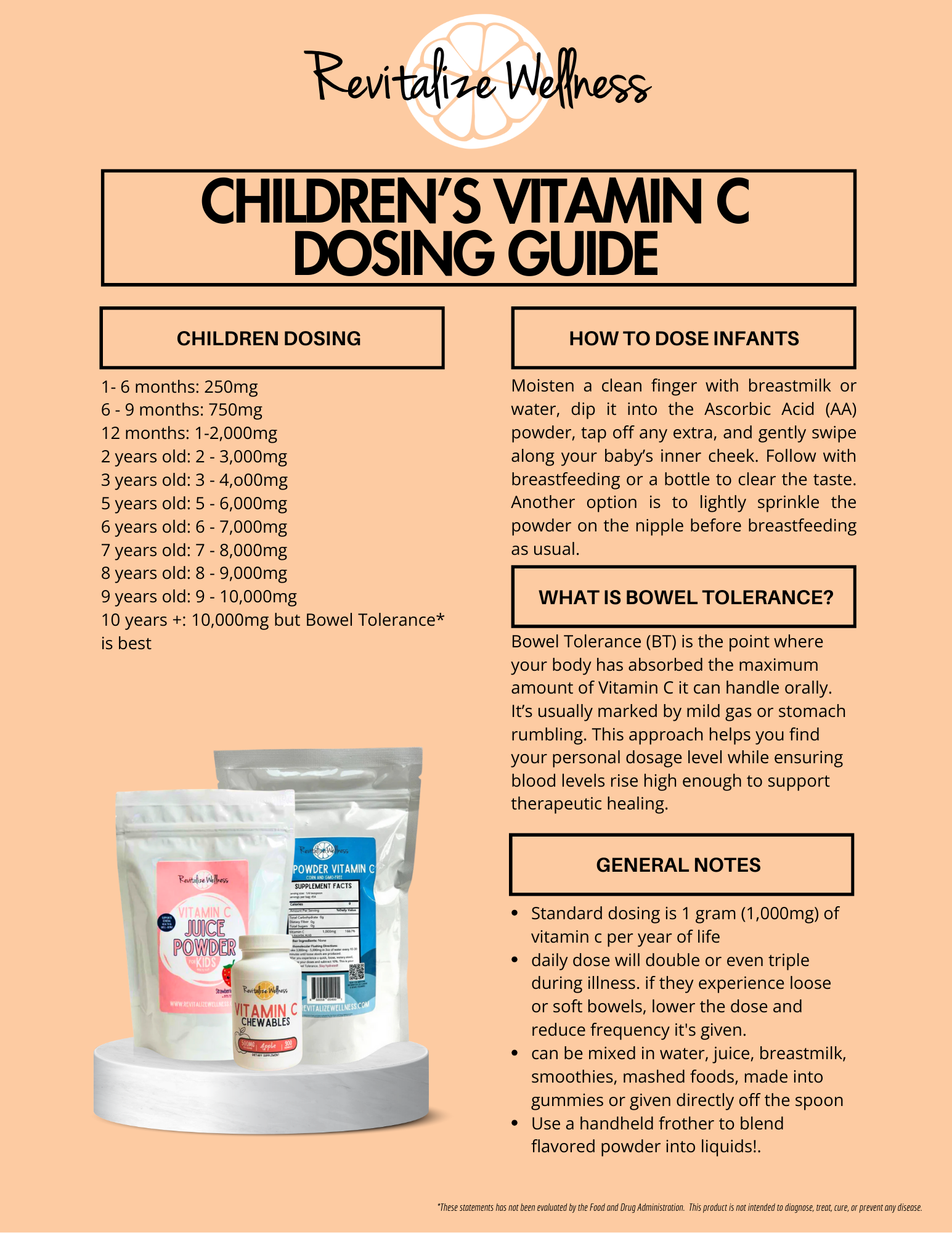 Fine Powder Vitamin C as Ascorbic Acid