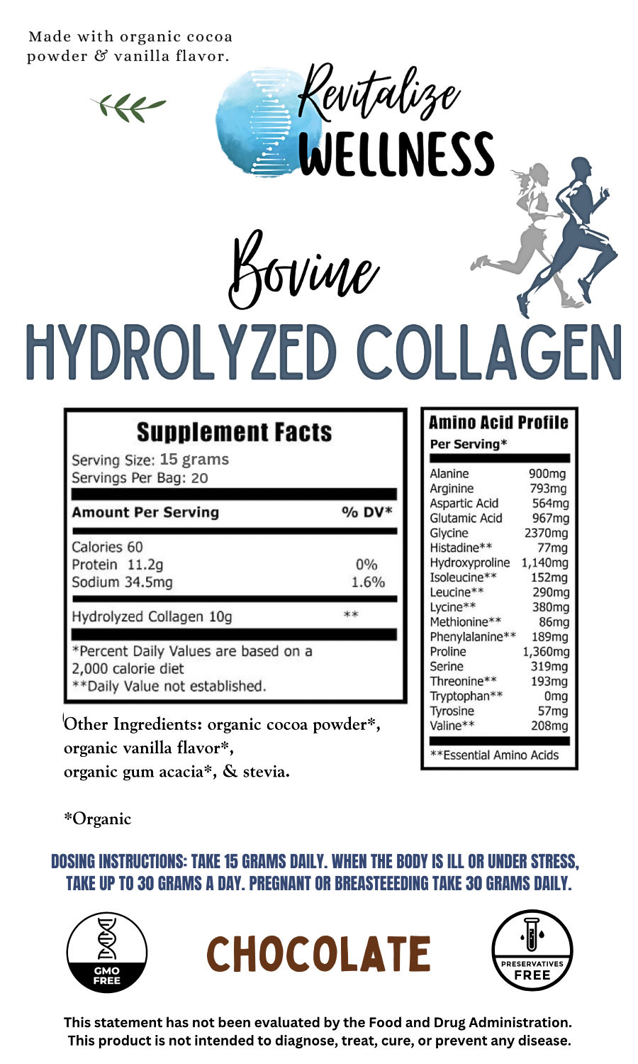 Hydrolyzed Grass-fed Collagen - 300 grams