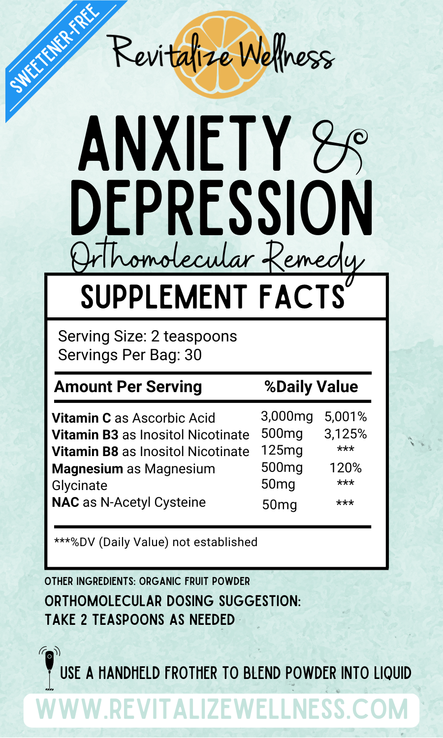 Anxiety & Depression Powder