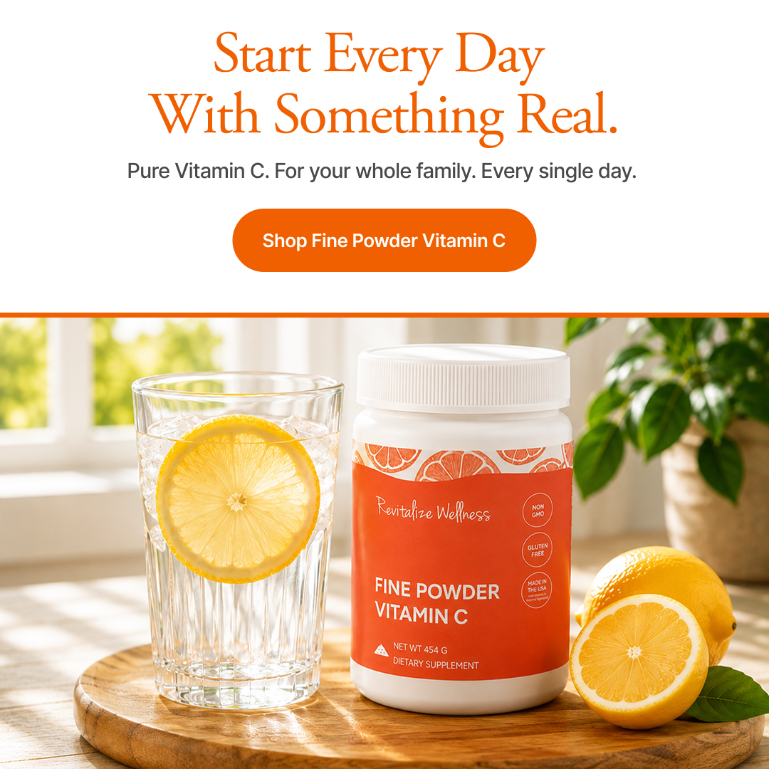 Fine Powder Vitamin C as Ascorbic Acid