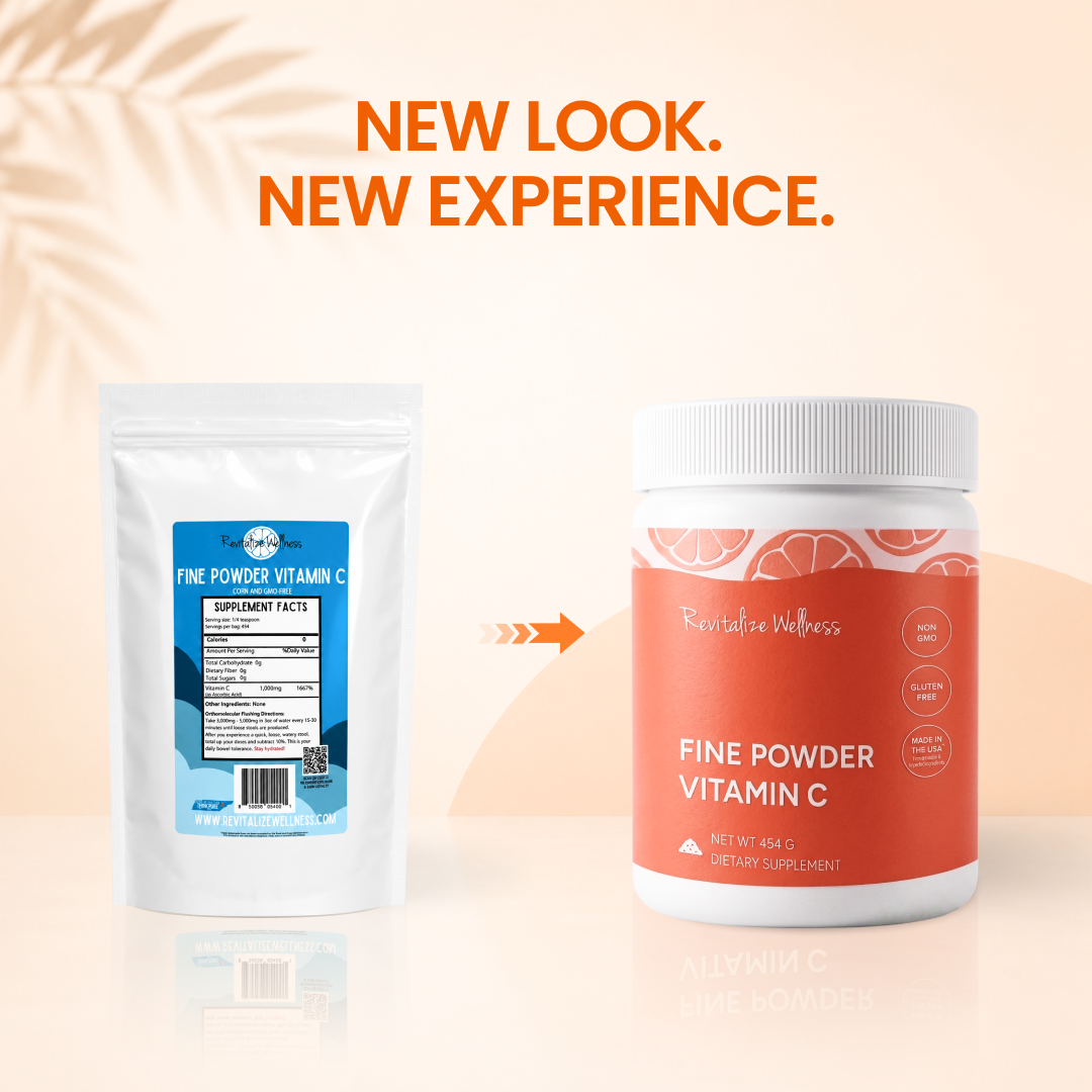Fine Powder Vitamin C as Ascorbic Acid