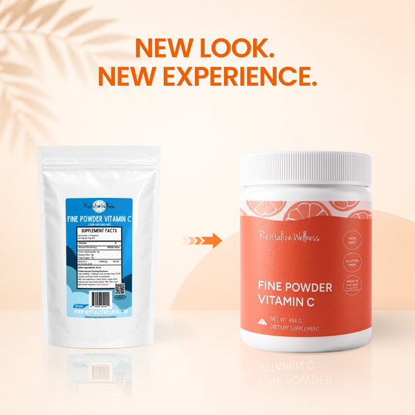 Fine Powder Vitamin C as Ascorbic Acid