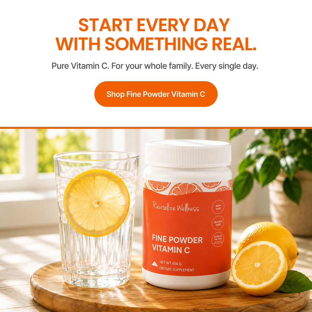 Fine Powder Vitamin C as Ascorbic Acid