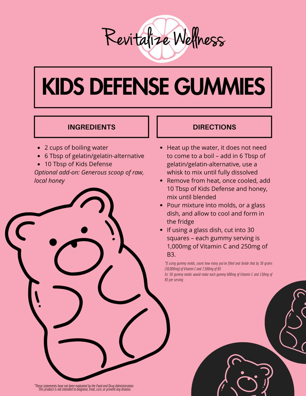 Kids Defense Organic Powders