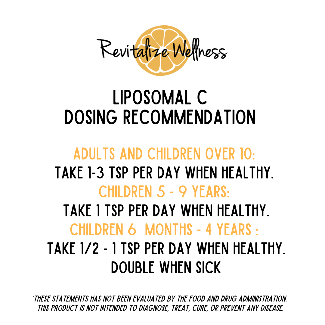 Liposomal Vitamin C Revitalize Wellness Liposomal Vitamin C Revitalize Wellness