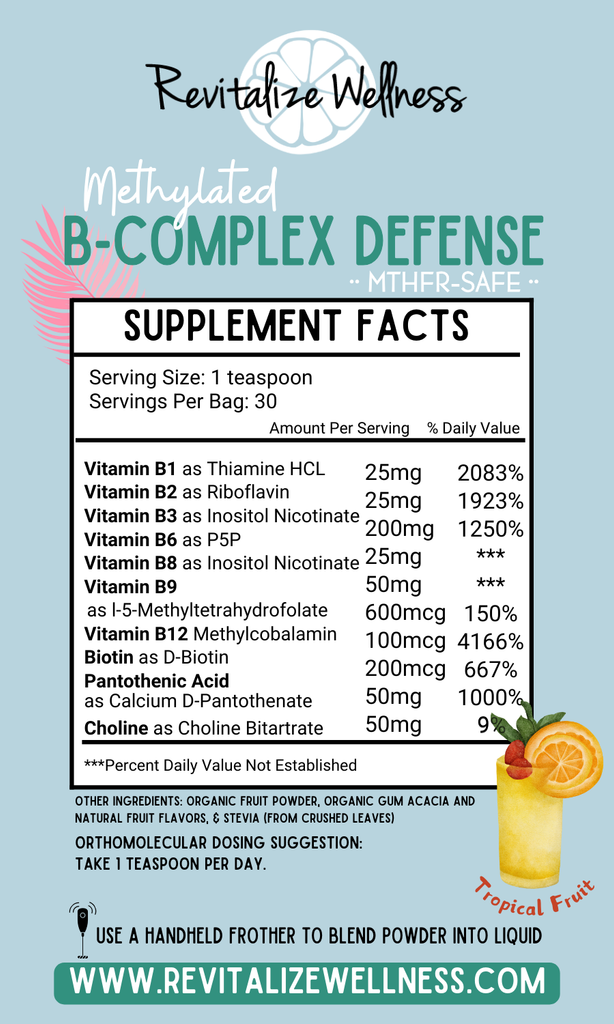 Methylated B Complex Defense Revitalize Wellness