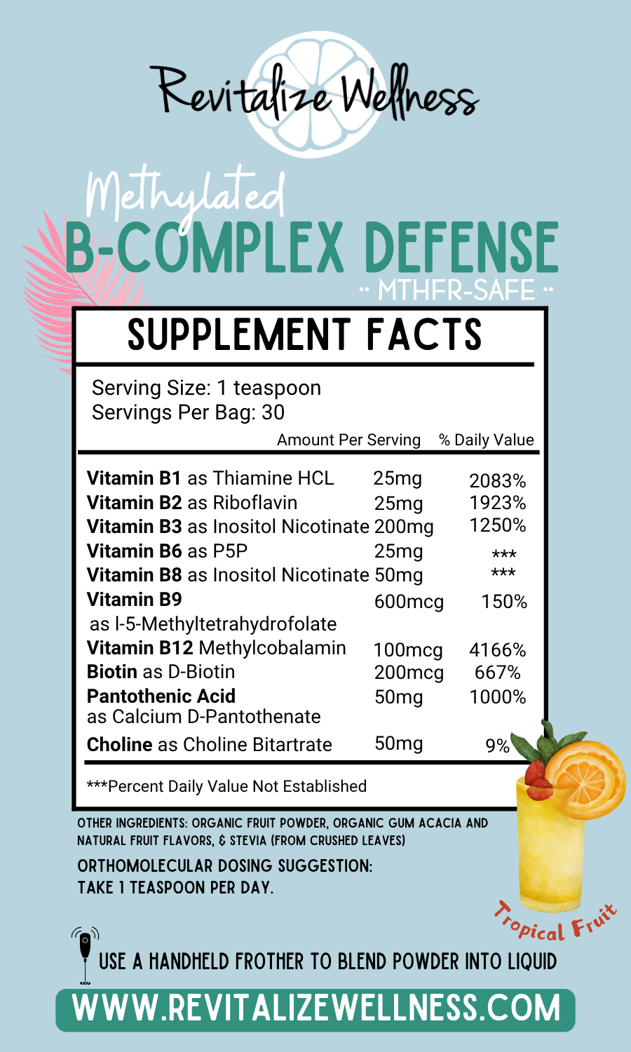 Methylated B-Complex Powder