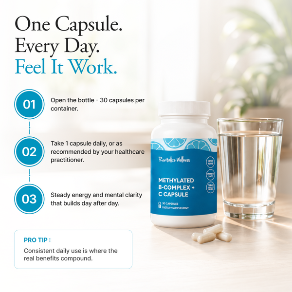 Methylated B-Complex+C Capsules