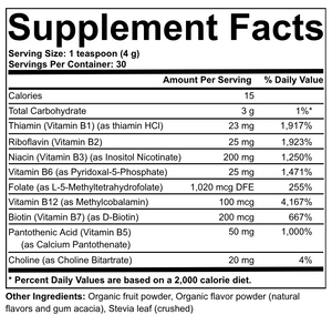 Methylated B-Complex Powder
