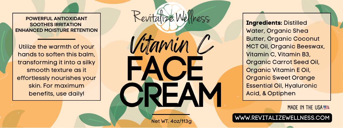 Vitamin C Face Cream - 4oz