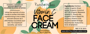 Vitamin C Face Cream - 4oz