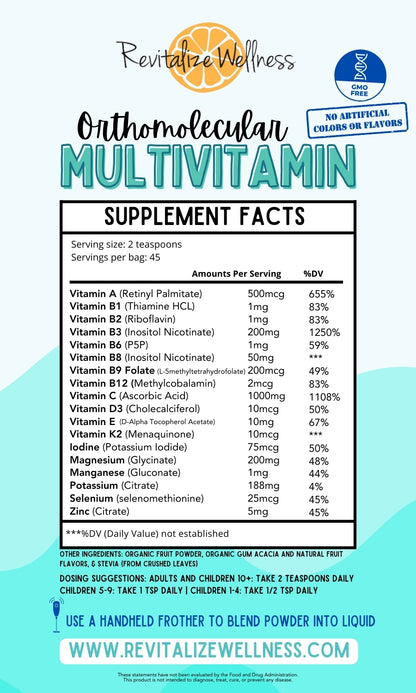 Orthomolecular Multivitamin - 300 grams2