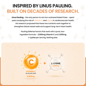 Pauling Defense Powder (Vitamin C + L-Lysine)