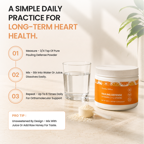 Pauling Defense Powder (Vitamin C + L-Lysine)