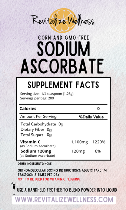 Sodium Ascorbate - 250grams2