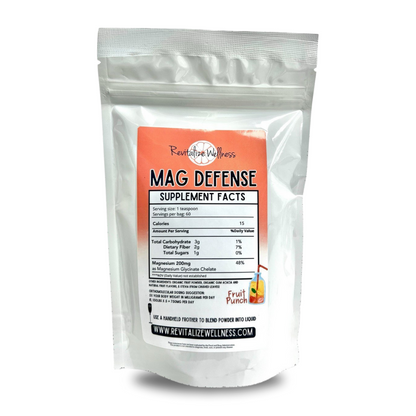 Mag Defense - Chelated Magnesium Glycinate 60 servings1