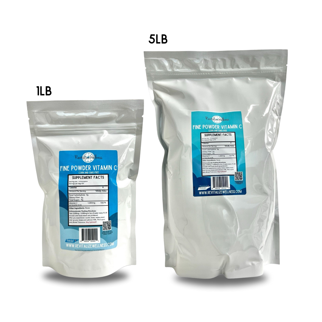 Fine Powder Vitamin C as Ascorbic Acid