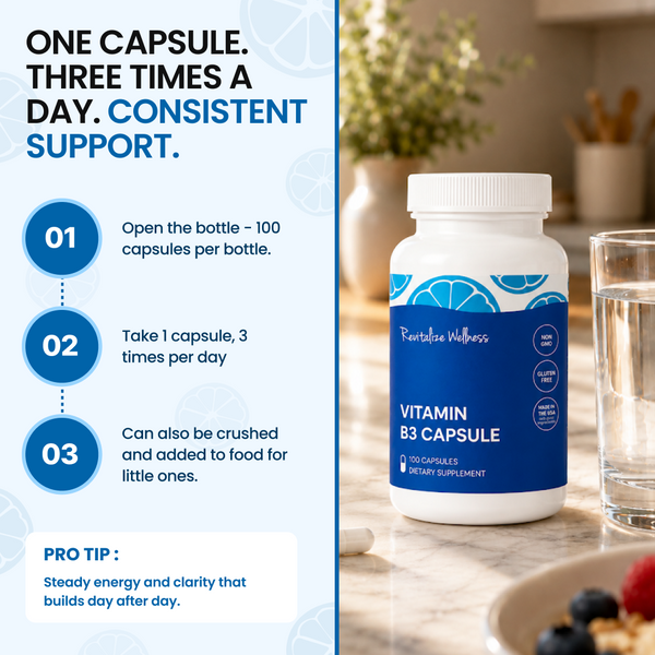 Vitamin B3 Capsules (as Niacinamide)