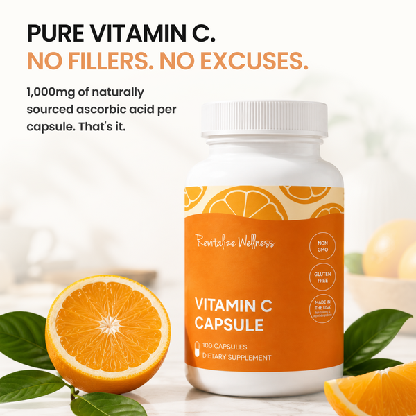 Vitamin C Capsules (as Ascorbic Acid) - 1,000mg