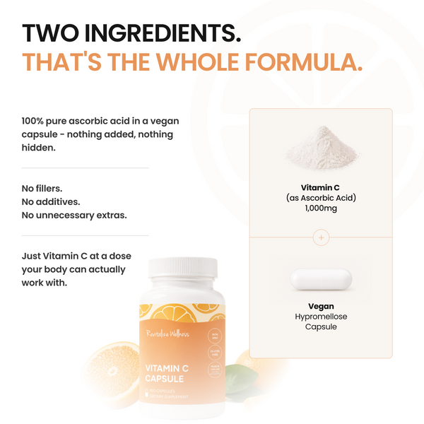 Vitamin C Capsules (as Ascorbic Acid) - 1,000mg