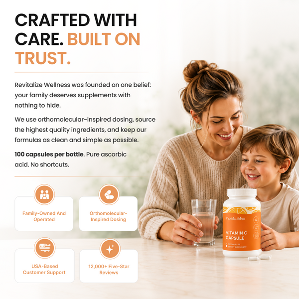Vitamin C Capsules (as Ascorbic Acid) - 1,000mg