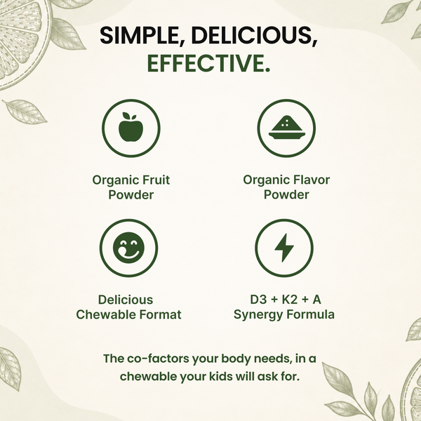 Vitamin D3 + K2  Chewables