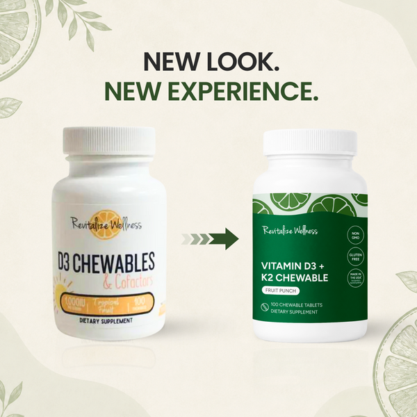 Vitamin D3 + K2  Chewables
