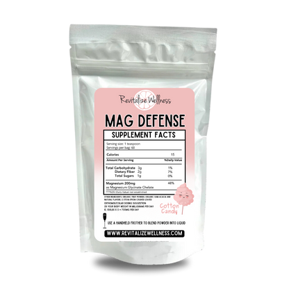 Mag Defense - Chelated Magnesium Glycinate 60 servings