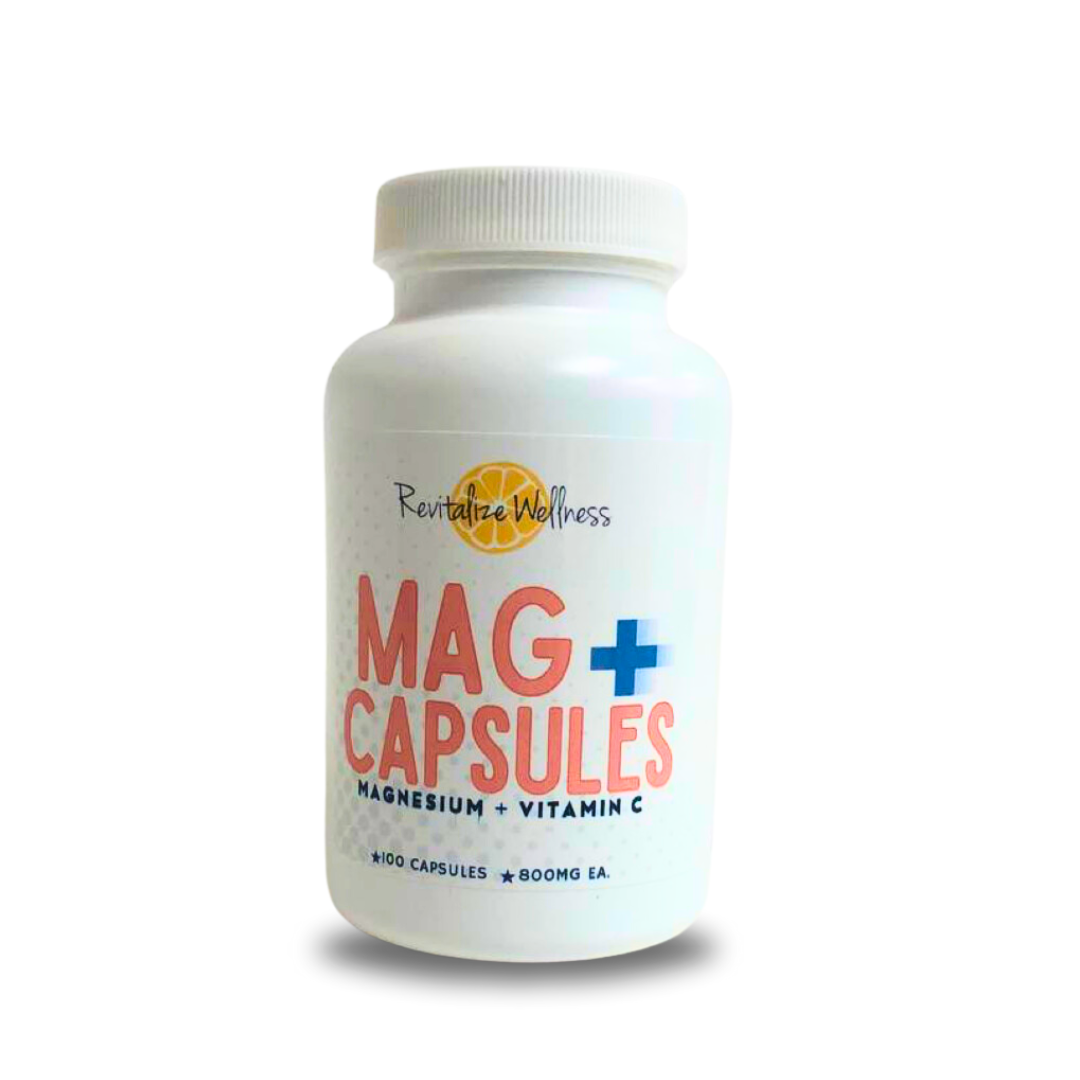 Mag+ - Magnesium & Vitamin C Capsules