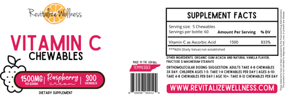 Vitamin C Chewables - Raspberry Cream2