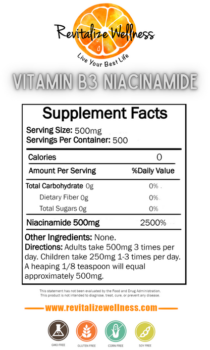 vitamin b3 niacinamide no flush powder2